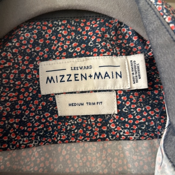 Mizzen+Main trim fit medium Leeward floral print. - Picture 2 of 3